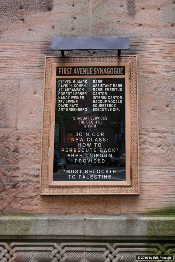 persecute back synagogue palestinians