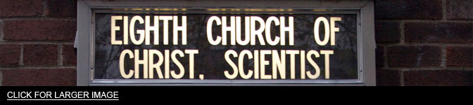 Church of Christ Scientist church sign